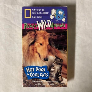 Really Wild Animals - Hot Dogs & Cool Cats [VHS] 1995 national geographic - Imagen 1 de 2