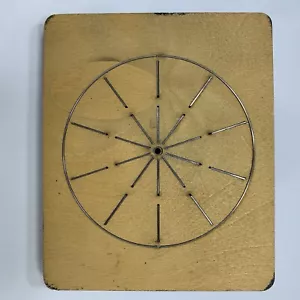 F. C. BOTTOM WHEEL Flashcard Ellison Educational Die Cut 5" x 6" Classroom Craft - Picture 1 of 5
