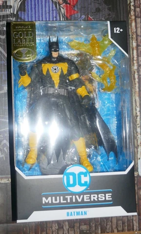 DC MCFARLANE MULTIVERSE 7"  2023 SDCC GOLD LABEL SINESTRO CORPS BATMAN IN-STOCK Cover