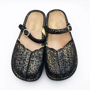 Zapatos Alegria Mujer Cuero Mary Jane Toscana Leopardo Rayas 7-7.5 EU 37 Medianos - Imagen 1 de 6
