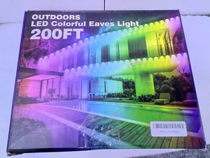 200 Feet Outdoor RGB LED COLORFUL Eaves Lights - Picture 1 of 2