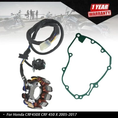 Estator y junta para Honda CRF450X CRF 450 X 2005-2016 2017 Foto 1 de 4