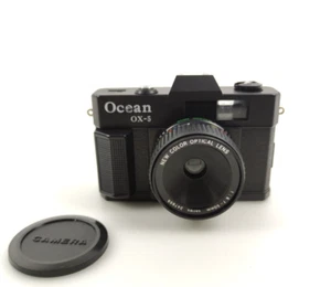 FOTOCAMERA OCEAN OX-5 A RULLINO CON CUSTODIA VINTAGE FUNZIONANTE - Foto 1 di 9
