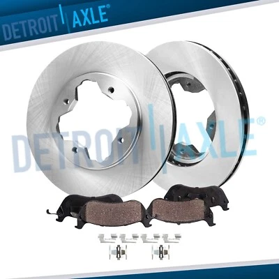Front Brakes Rotors Rotor & Ceramic Pads for 1990 1991 1992 1993 Honda Accord - Image 1 of 4