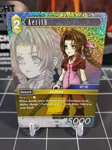 Tarjeta Aerith 20-068R rara lámina Dawn of Heroes Final Fantasy TCG FFTCG - Imagen 1 de 2