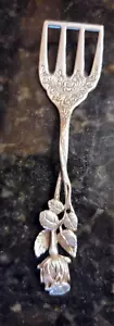 Sardine Server Hildesheim Rose & Leaf 800 Silver Christoph Widmann Germany - Picture 1 of 13