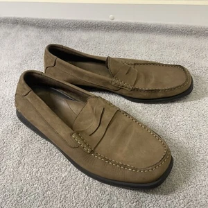 Tommy Bahama Penny Mocasines Para Hombre Talla 9 Moca Gamuza Sin Cordones Informales Cómodos Zapatos - Imagen 1 de 15