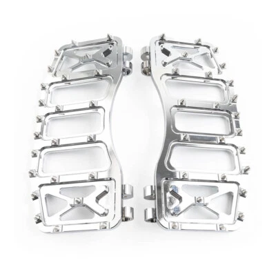 Pair FootPegs Floorboards Pedal For Harley Softail Touring Road Glide Trike Dyna - Image 1 of 4