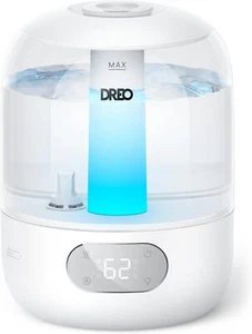 Dreo Humidifiers for Bedroom, 3L Cool Mist Ultrasonic Humidifier with White  - Picture 1 of 8