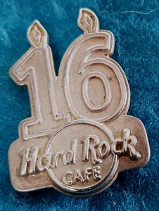 STAFF SERVICE AWARD STERLING SILVER 16 YEARS SWEET SIXTEEN Hard Rock Cafe PIN - Picture 1 of 2