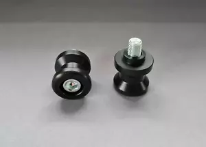 Paddock Ständer Spulen Crash Protectors schwarz für Kawasaki ZX6R ZX10R 1995-2012 - Bild 1 von 4