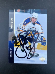 JASON DAWE SABLES AUTÓGRAFO AUTOMÁTICO 94-95 CUBIERTA SUPERIOR #167 *70916 - Imagen 1 de 1