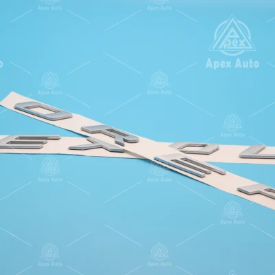 3D Matte Chrome Front Hood Letters Emblem Fit For Explorer 2011-2019 Nameplates - Image 1 of 4