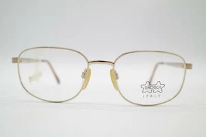 Vintage Luxottica 1275 Gold Oval Glasses Frames Eyeglasses NOS - Picture 1 of 6