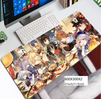 Genshin Impact Mouse Keyboard Pad.800MMx300MMx2MM//31inch/11.5inch. - Image 1 of 4