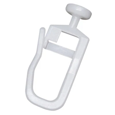 DELFRA 200 Faltengleiter - Gardinengleiter mit 7mm Kopf für Gardinenschienen - Bild 1 von 4