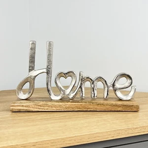 Home Word Ornament Letters for Living Room Vintage Decor Rustic Accessories Gift - Picture 1 of 3
