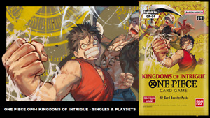 One Piece TCG OP04 Kingdoms of Intrigue - Singles & Playsets