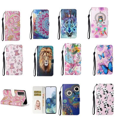For LG Stylo 5 6 G8 ThinQ K10 G6 Pattern PU Leather Flip Wallet Phone Case Cover - Image 1 of 4