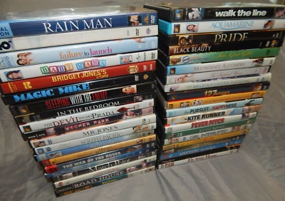 40 DVD-фильмов ОПТОВЫЙ ЛОТ драма роман вдохновение дождь человек улетает домой гордость 10 - Изображение 1 из 4