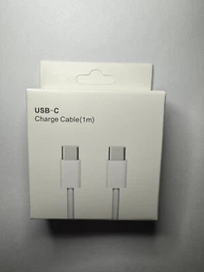 For iPhone 16 15 Pro/Max USB-C to USB-C Cable Fast Charger Type C Charging Cord - Picture 1 of 11