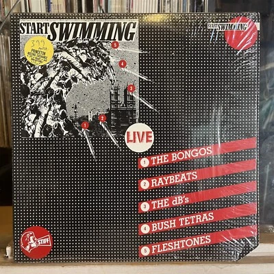 [ROCK/POP]~EXC LP~VARIOUS ARTISTS~Start Swimming~Live~[Original 1981~STIFF~Iss] - Imagem 1 de 4