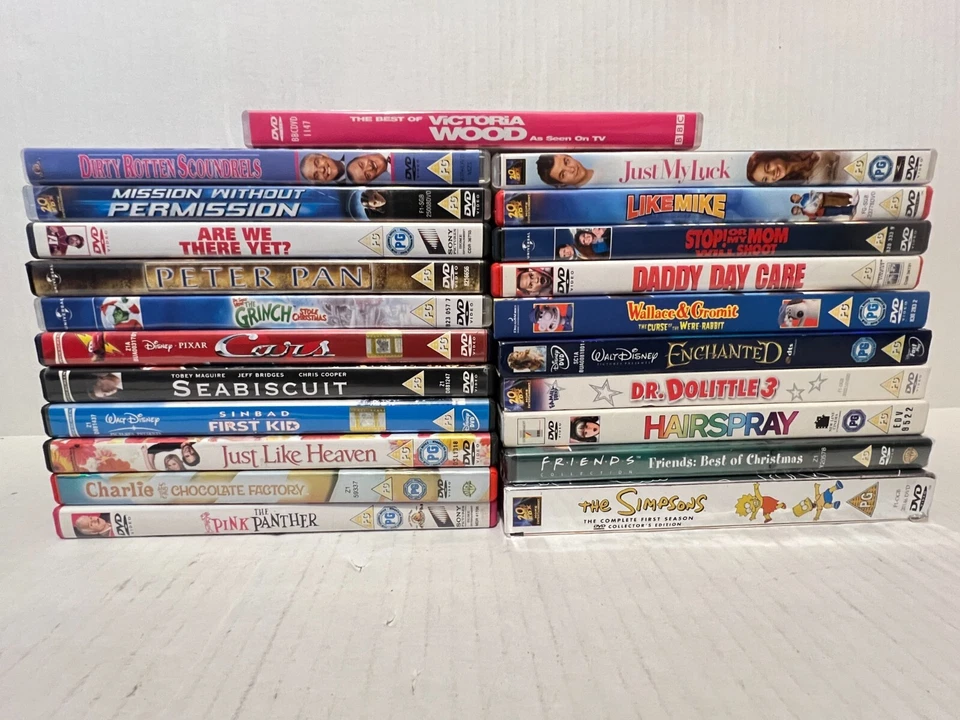 Various DVD Titles Mixed Genres PreOwned DVDs Cert PG Region 2 PAL - Image 1 of 1
