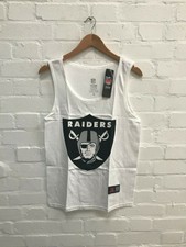 Oakland Raiders NFL Official Men's Tank Top - S - White - New