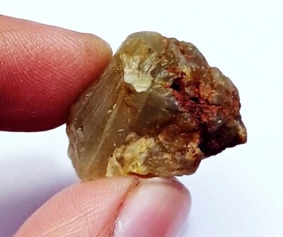 Piedra preciosa suelta 100 % natural crisoberilo ojo de gato áspera de 19,00+ quilates con regalo gratis Foto 1 de 4