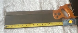 Vintage Henry Disston & Sons Garantierte Stahlguss Rückseite 16" Handsäge - Bild 1 von 17