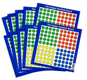 Tablero de Happy Hundreds alienta a los estudiantes a usar el conteo de multiplicación en los años 5 10 - Imagen 1 de 1