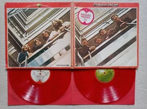 2 LP 33T THE BEATLES "1962-1966" APPLE 2C162-05.307/8 FRANCE DISQUES COULEURS - - Picture 1 of 4