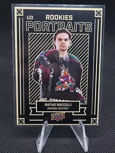 Matias Maccelli Rookies Portraits - 2022-23 Upper Deck Series 2 #60 Coyotes - Picture 1 of 2