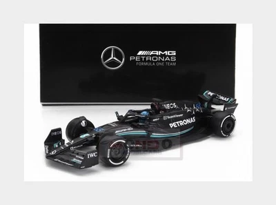 1:64 SPARK Mercedes Gp F1 W14 #63 Season 2023 George Russel Matt Black Y280 - Immagine 1 di 2