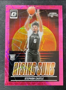 2024-25 Optic Rising Suns Pink Velocity /79 Stephon Castle RC - Picture 1 of 2