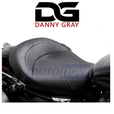 Danny Gray BigIST Solo Leather Seat for 2004-2009 Harley Davidson XL883C as Foto 1 de 4