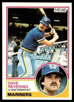 1983 O-Pee-Chee Dave Revering Seattle Mariners #291 - Image 1 of 2