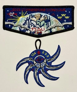 OA 134 TSALI 2022 S-140 CONCLAVE DELEGATE FLAP & DANGLE, DANIEL BOONE COUNCIL - Picture 1 of 2