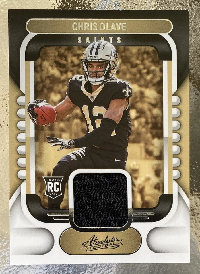 2022 Absolute Chris Olave Jersey Rookie Card - Image 1 of 1