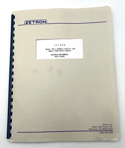 ZETRON MODEL 230 Z-TELECOMANDO E RADIOCOMANDO 230A MANUALE ISTRUZIONI - Foto 1 di 9