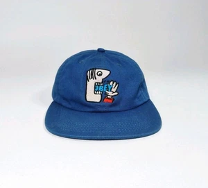 OBEY Munchies 6 Panel Strapback Mütze unstrukturiert Kappe blau bestickt Streetwear - Bild 1 von 11