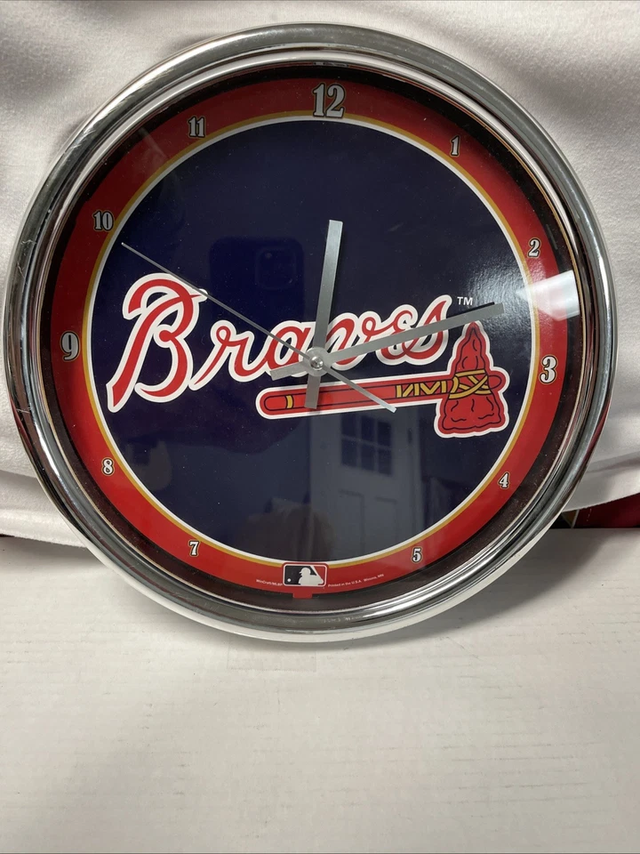 Atlanta Braves MLB Wall Clock - Image 1 of 4