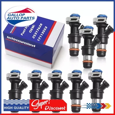 8x Inyectores de combustible de actualización para 99-07 GM Chevy Silverado GMC 4,8/5,3/6,0 L 25317628 Foto 1 de 4