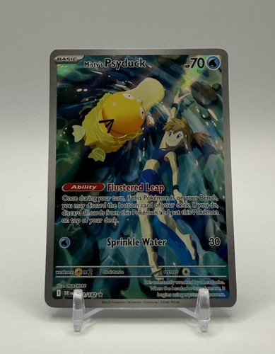 Misty's Psyduck Illustration Rare SV10: Destined Rivals 193/182 NM