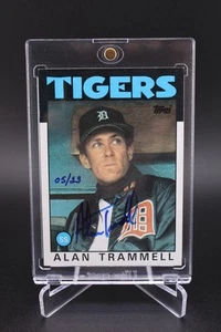 2004 Topps Originals 05/23 Alan Trammell Signature Edition Auto 1986 Topps - Picture 1 of 2
