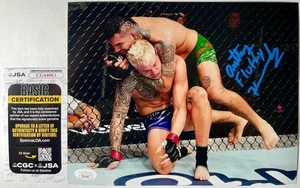 Foto autógrafa auténtica firmada por UFC Anthony Fluffy Hernández 8x10 certificado de autenticidad MMA JSA - Imagen 1 de 1