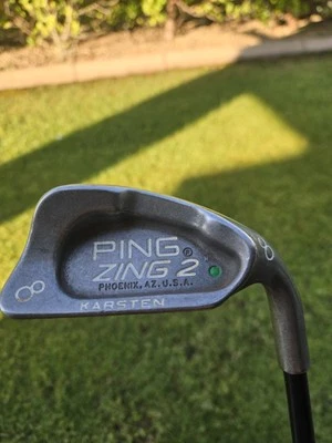 Ping Zing 8 Iron Green Dot RH Adila Graphite Shaft X Stiff - Image 1 of 4