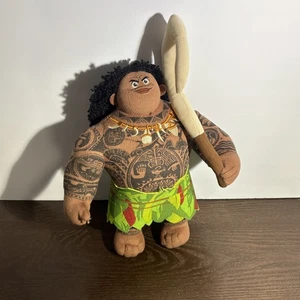 Disney Moana Maui Halbgott 9 Zoll Plüschpuppe detaillierte Tattoos & Haken - Bild 1 von 14