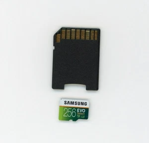 Carte mémoire SAMSUNG MB-ME256GA/AM 256 Go 100 Mo/s U3 MicroSDXC EVO Select Occasion - Photo 1 sur 1