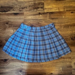 NUEVO CON ETIQUETAS Aeropostale falda escolar niña plisada falda a cuadros talla grande - Imagen 1 de 4